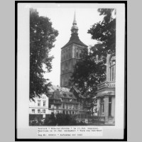 Turm von SW, Aufn. vor 1942, Foto Marburg.jpg
